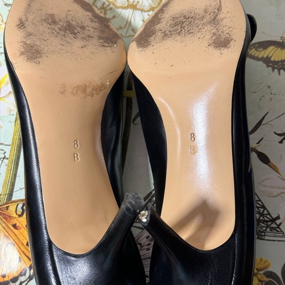 Coach spiked heels 👠 8B Black cute button detail - Picture 7 of 8